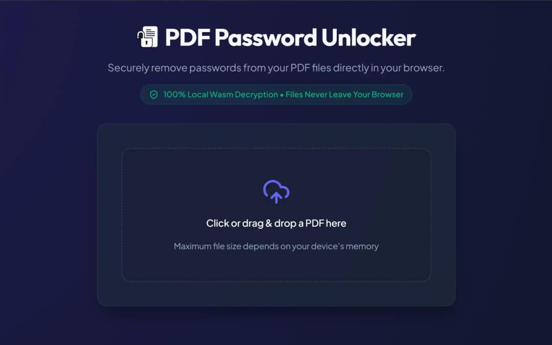PDF Password Unlocker
